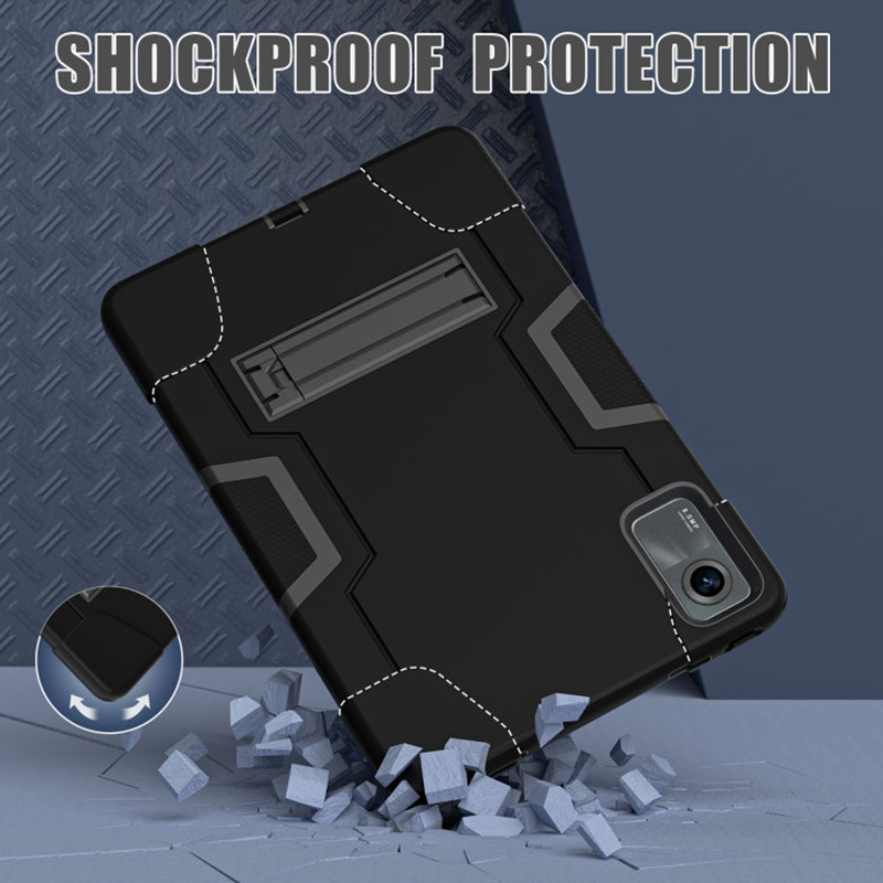 For Xiaomi Redmi Pad SE Case Shockproof Silicone + PC Tablet Cover with Kickstand For Xiaomi Redmi Pad SE Case Shockproof Silicone + PC Tablet Cover with Kickstand